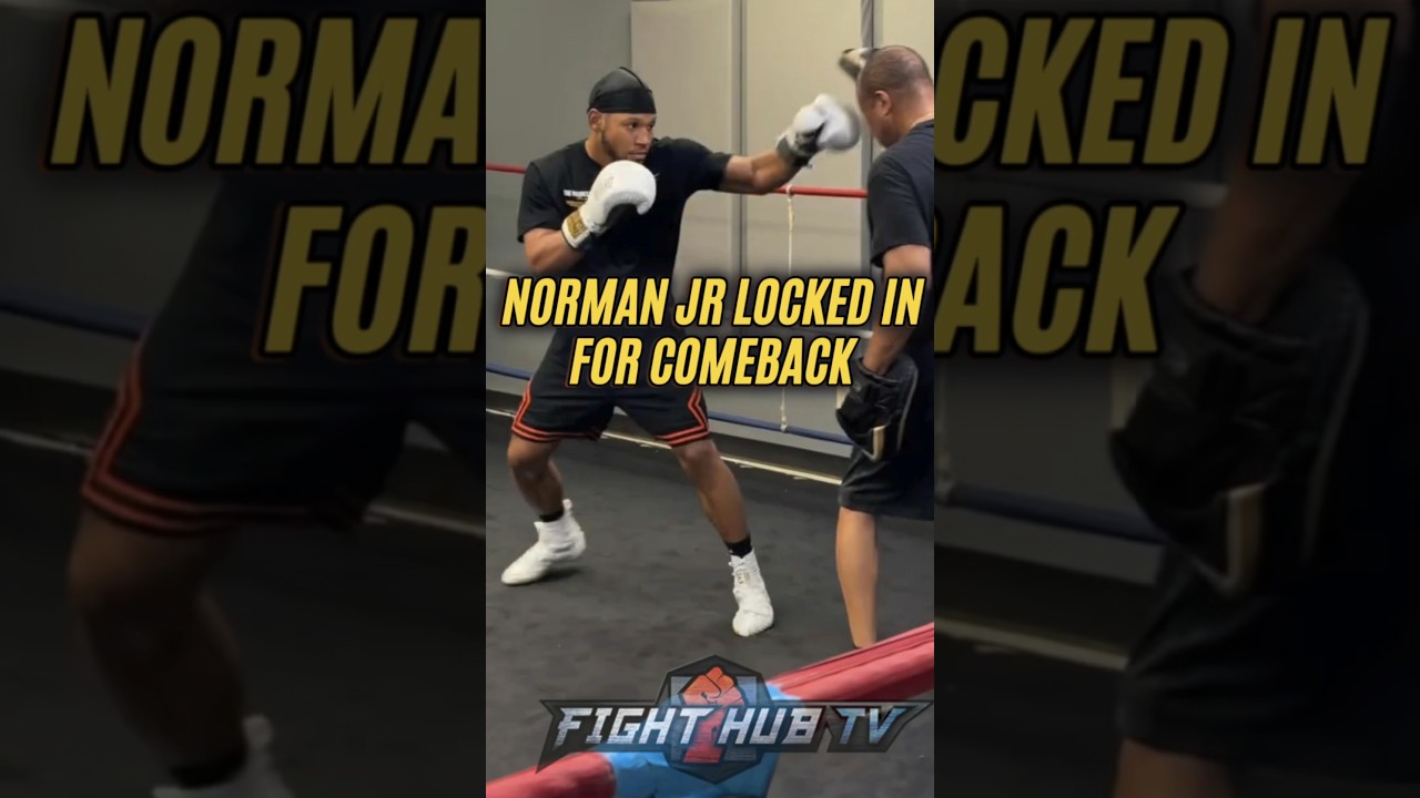 Brian Norman JR FIRST LOOK in training for comeback after Haney loss!