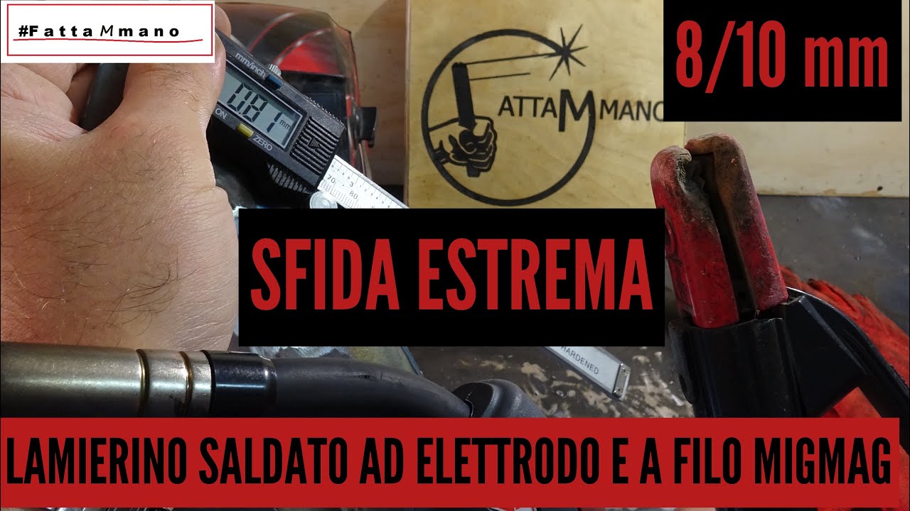 💯💥 #Saldatura #elettrodo VS Saldatura #MigMag su lamiera 0,8mm