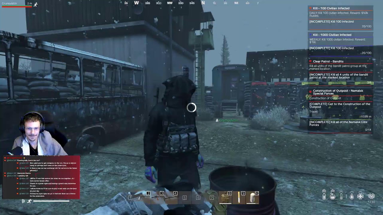 DayZ Namalsk but with AI bandits!