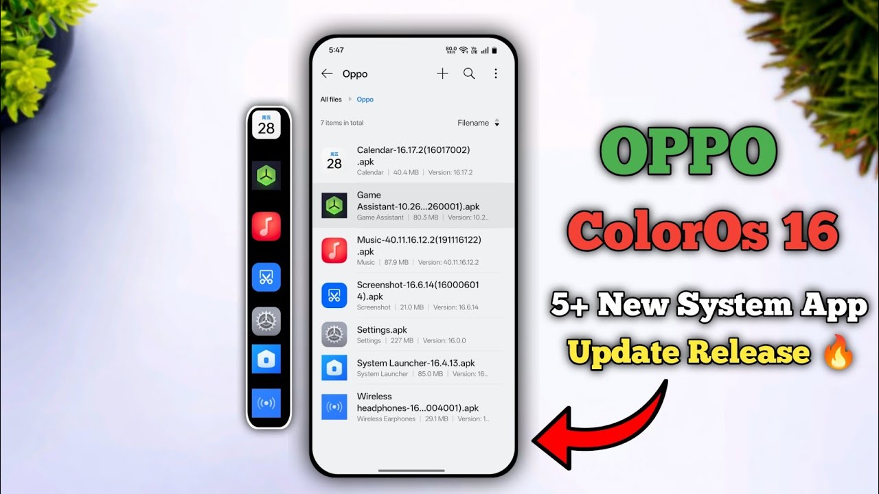 Oppo ColorOs 16 New 5+ System App Update Release 🔥⚡ | install New ColorOs 16 Application Update 