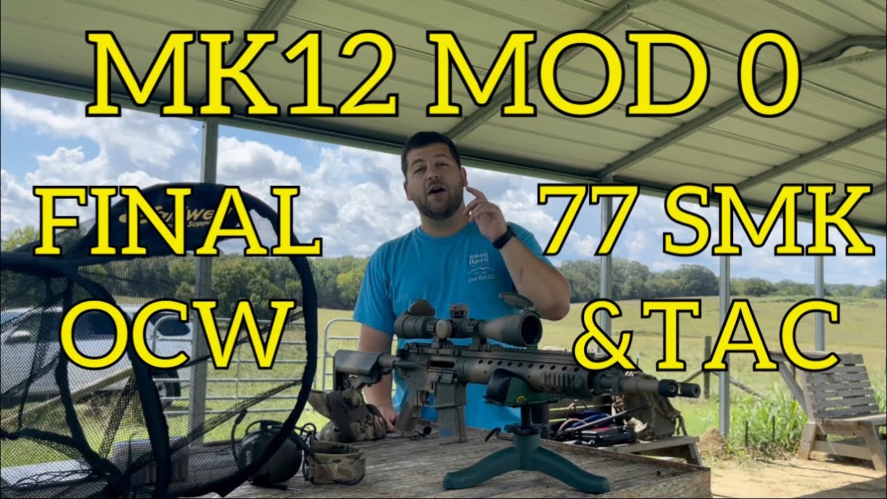 MK12 Mod 0 Update and Final Load Development with 77 grain SMK and Tac