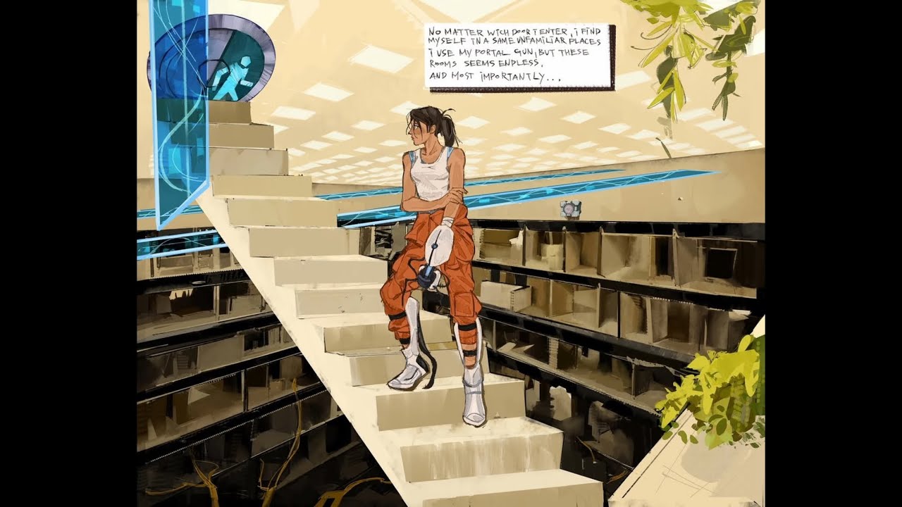 Chell In The Backrooms | Portal 2 Comic Dub