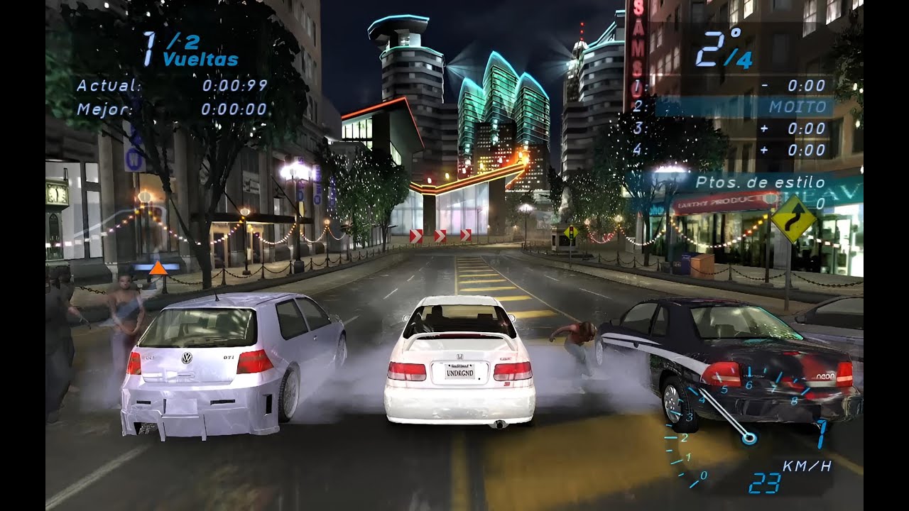 Honda Civic SI - Olympic Square (José te Cubre la Espalda) - NFS: Underground