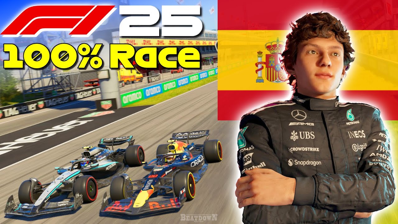 F1 25 - Let's Make Antonelli World Champion #9: 100% Race Spain
