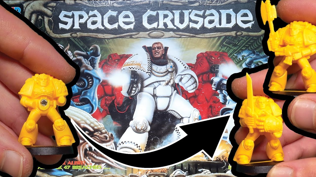 Painting Retro Warhammer 40k Space Crusade Part.1: Intro / magnetising / basing