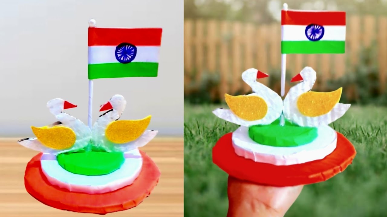 Independence Day craft ideas | How to make Indian Flag | Easy Paper craft #independenceday #15august