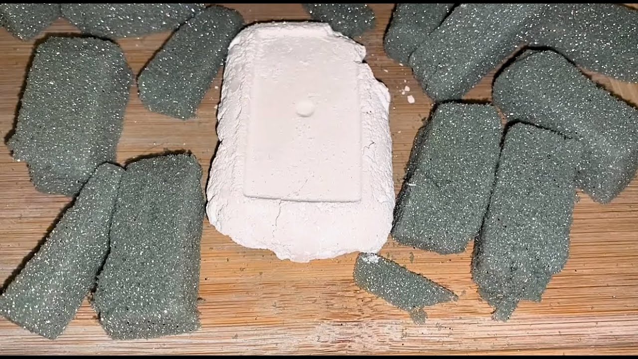 ASMR Aplastando Tiza De Gimnasio + Espuma Floral Seca – Crushing Gym Chalk + Dry Floral Foam
