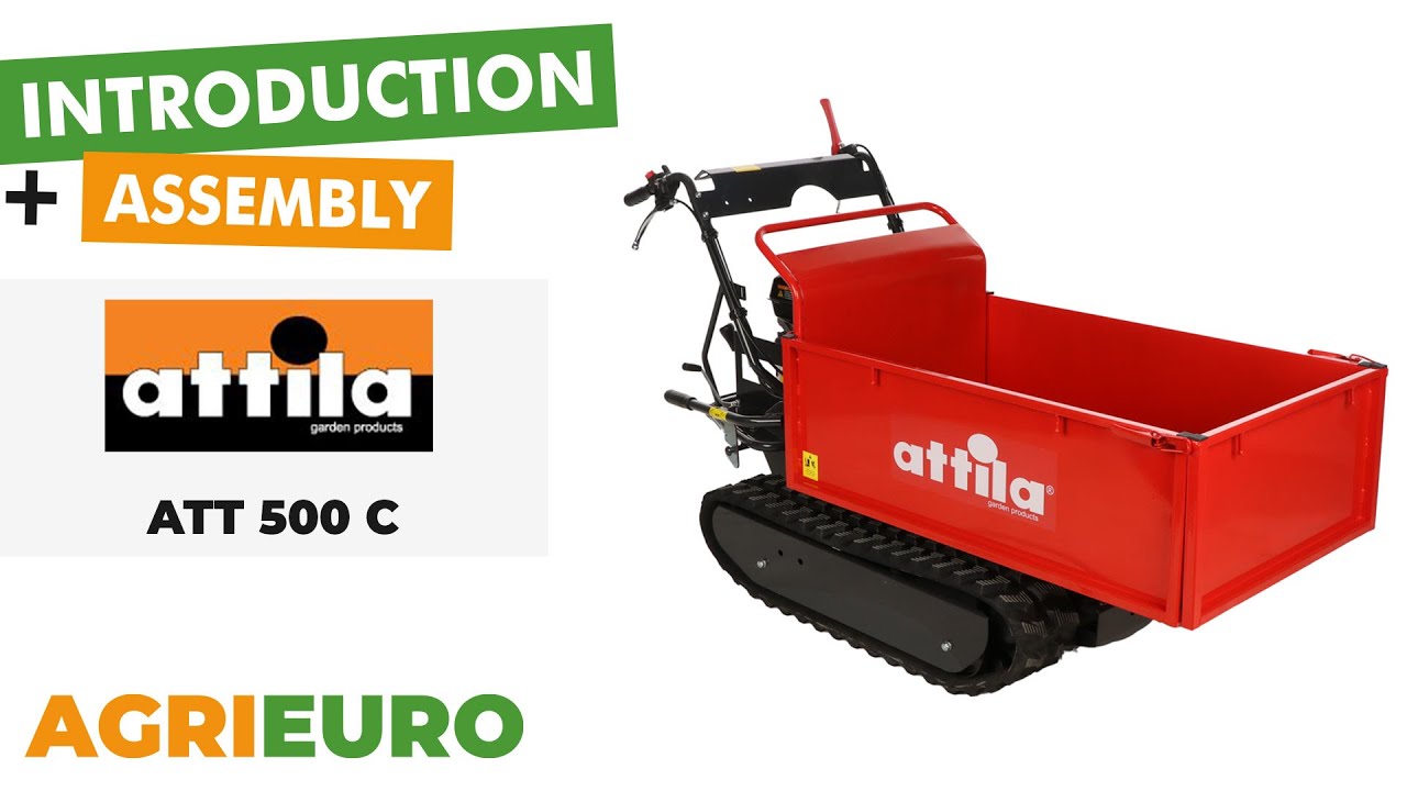 Presentation and assembly of the Attila ATT 500 C crawler wheelbarrow