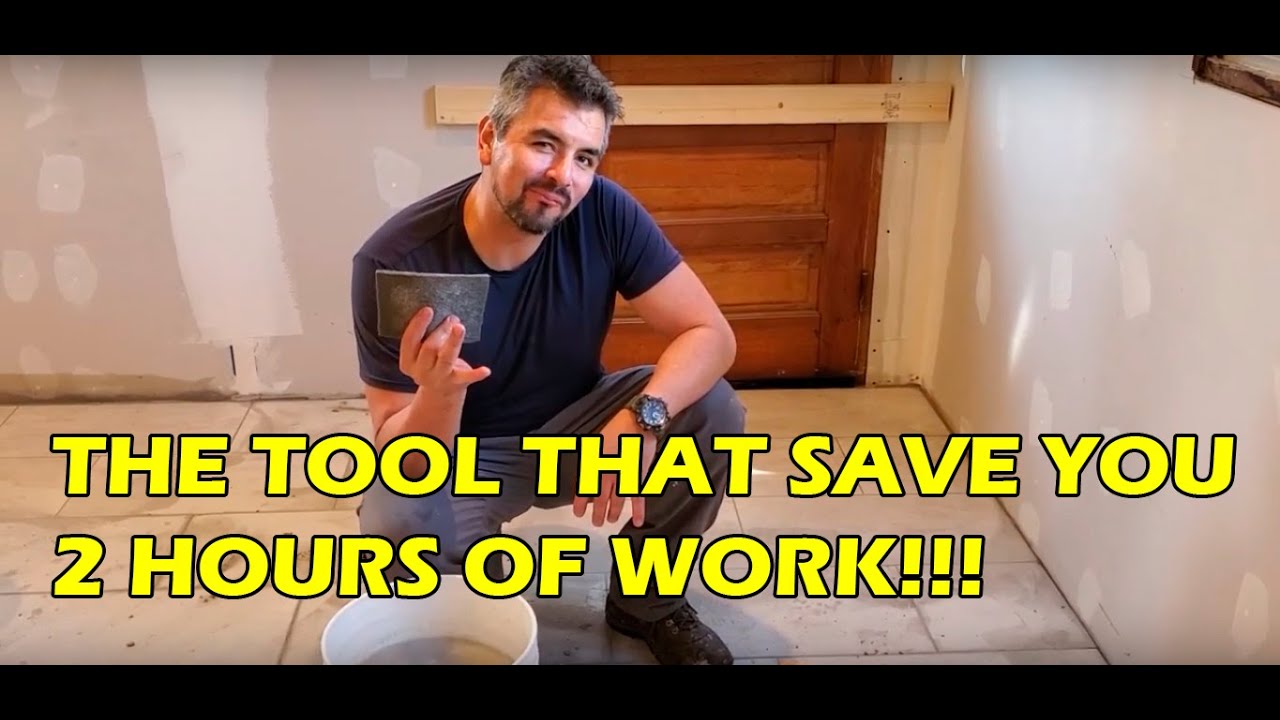 How to remove dried grout and gaze from tiles