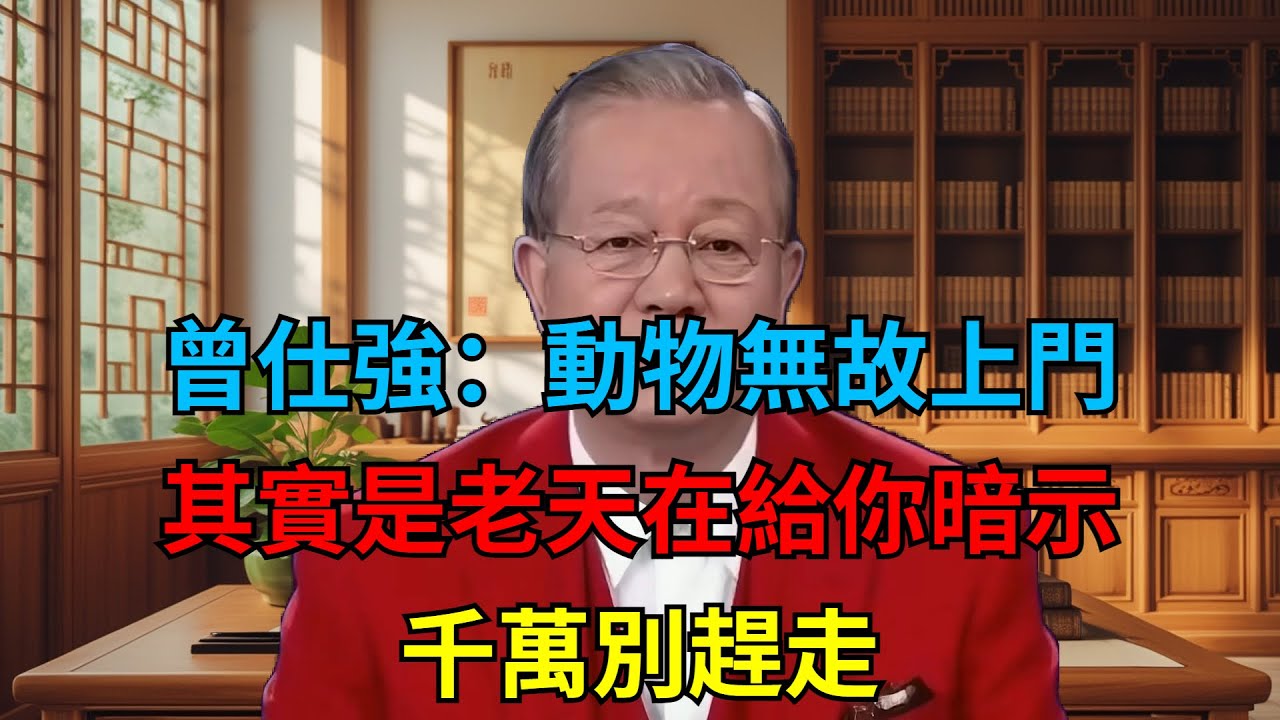 曾仕强：動物無故上門，其實是老天在給你暗示，千萬別趕走