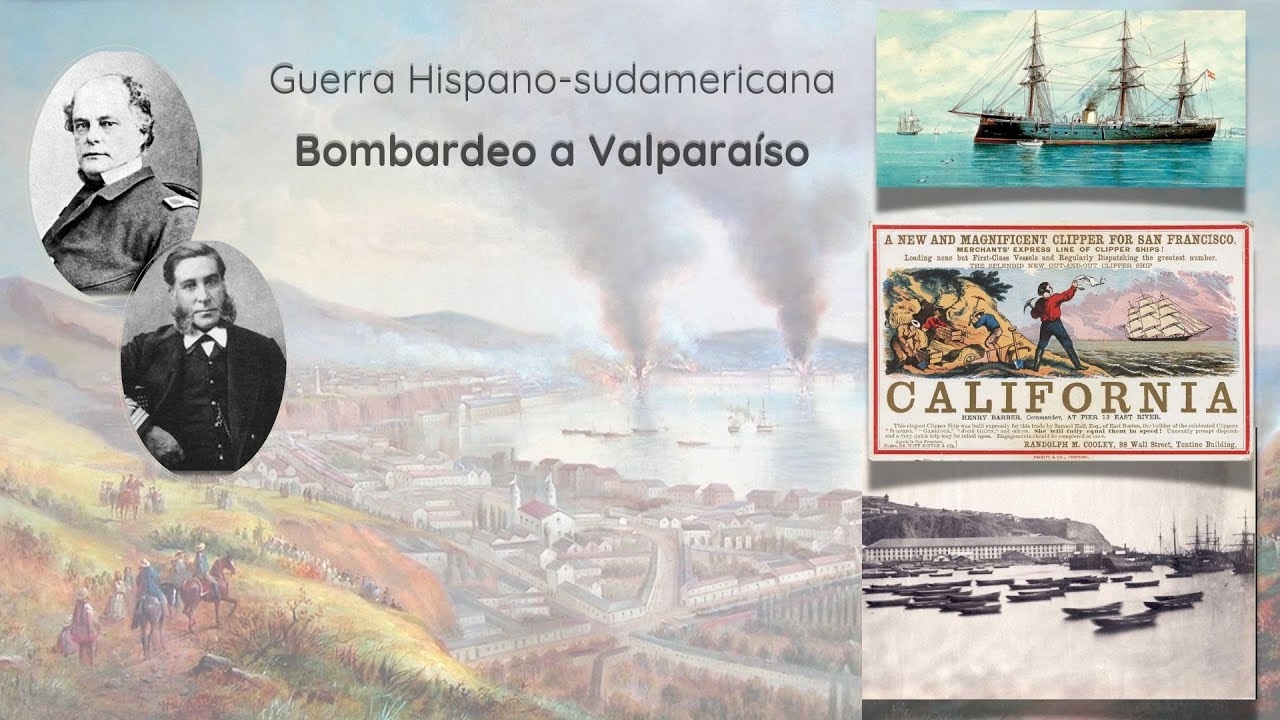 Guerra hispano-sudamericana. Bombardeo a Valparaíso