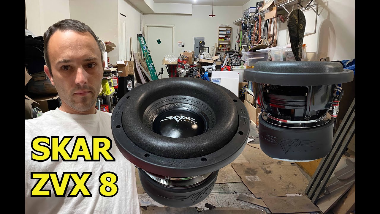 Сабвуфер Skar ZVX 8 900 Вт RMS &mdash; распаковка