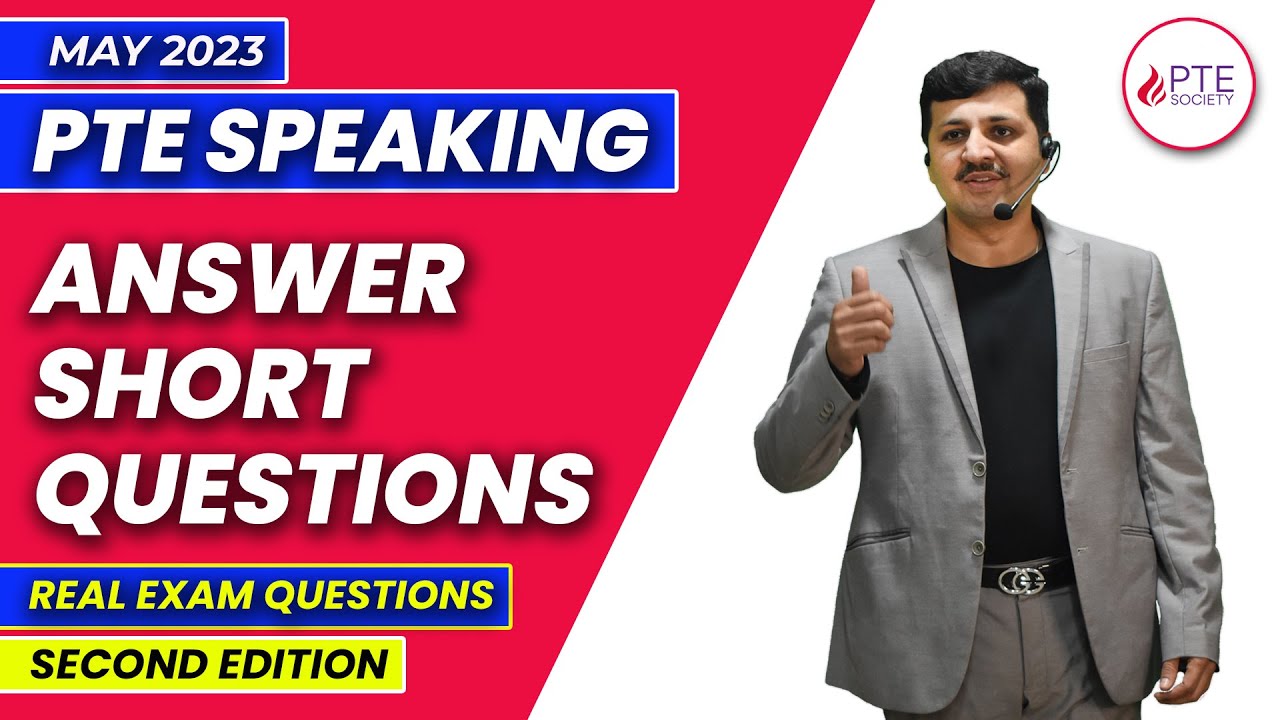 Answer Short Questions | PTE Speaking | PTE Predictions May 2023 | Second Edition | PTE Society