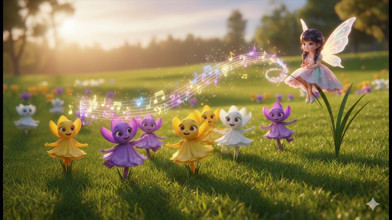 Crocus The Dance of Colors | Kids Story - Fairy Tale: Learning Colors for Children