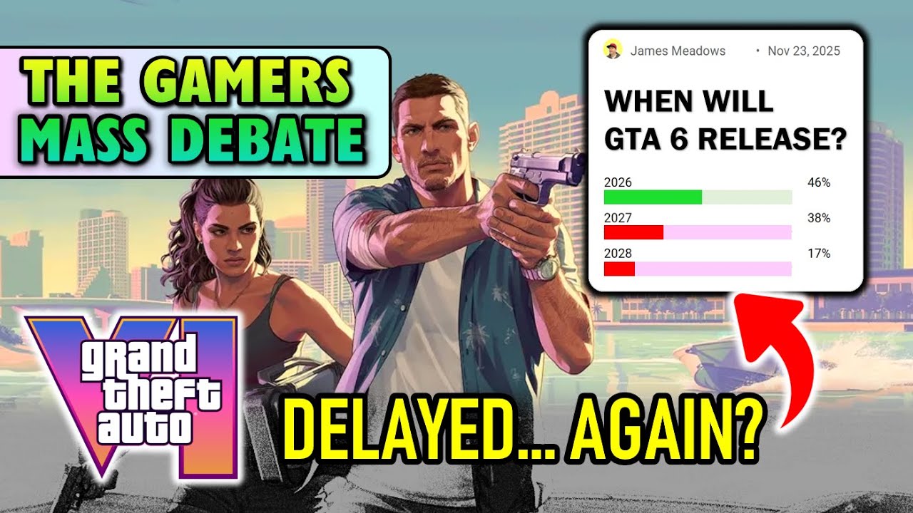 GTA 6 снова отложат! — дебаты геймеров