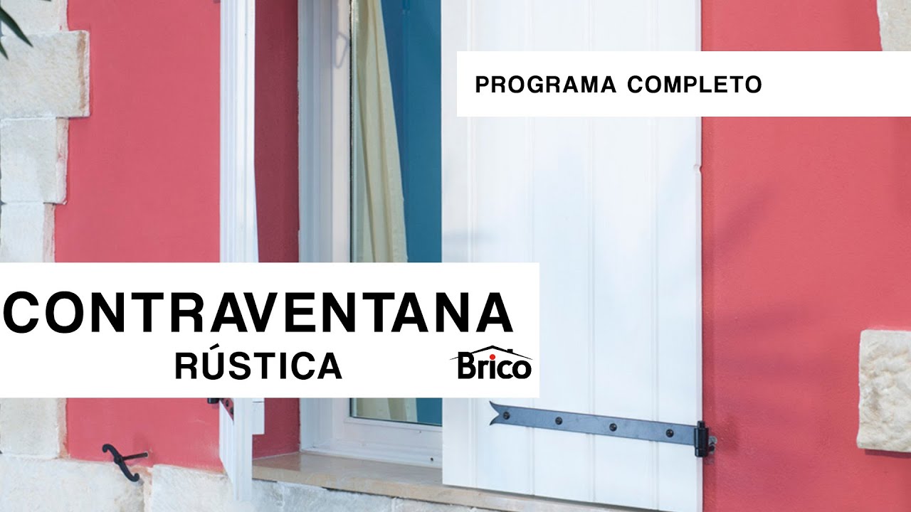 Cómo hacer contraventanas rústicas para vuestra casa fácilmente 🏠​Programa completo 🛠️​ Bricomania