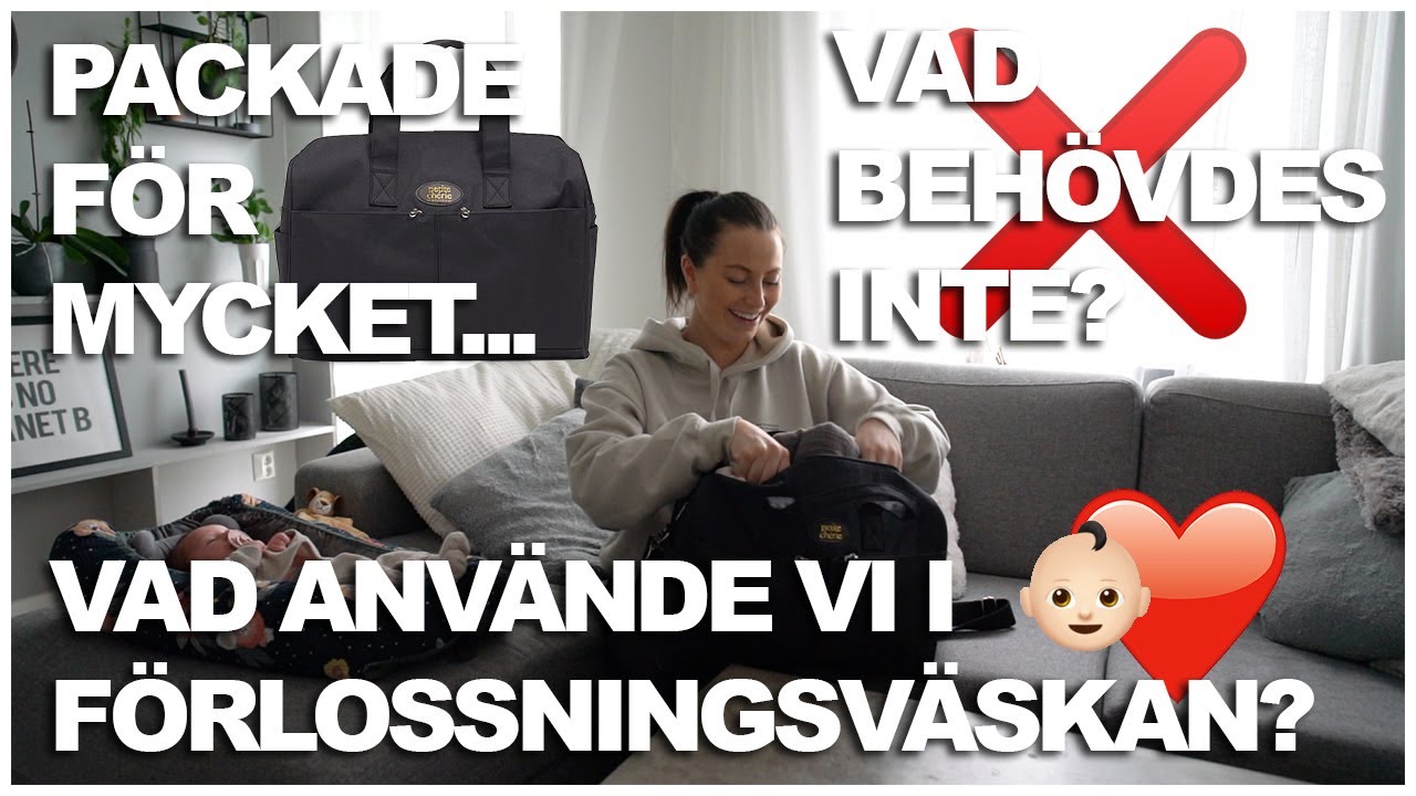 VAD VI ANVÄNDE I FÖRLOSSNINGSVÄSKAN - Vad behövdes inte?