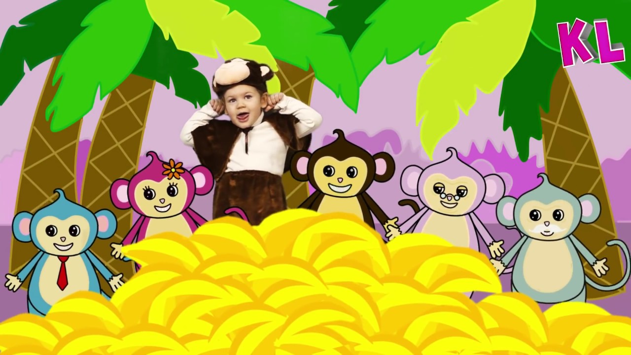 Monkey Banana-Baby Monkey | Animal Songs Monkey | Kids Liza Songs for Kids