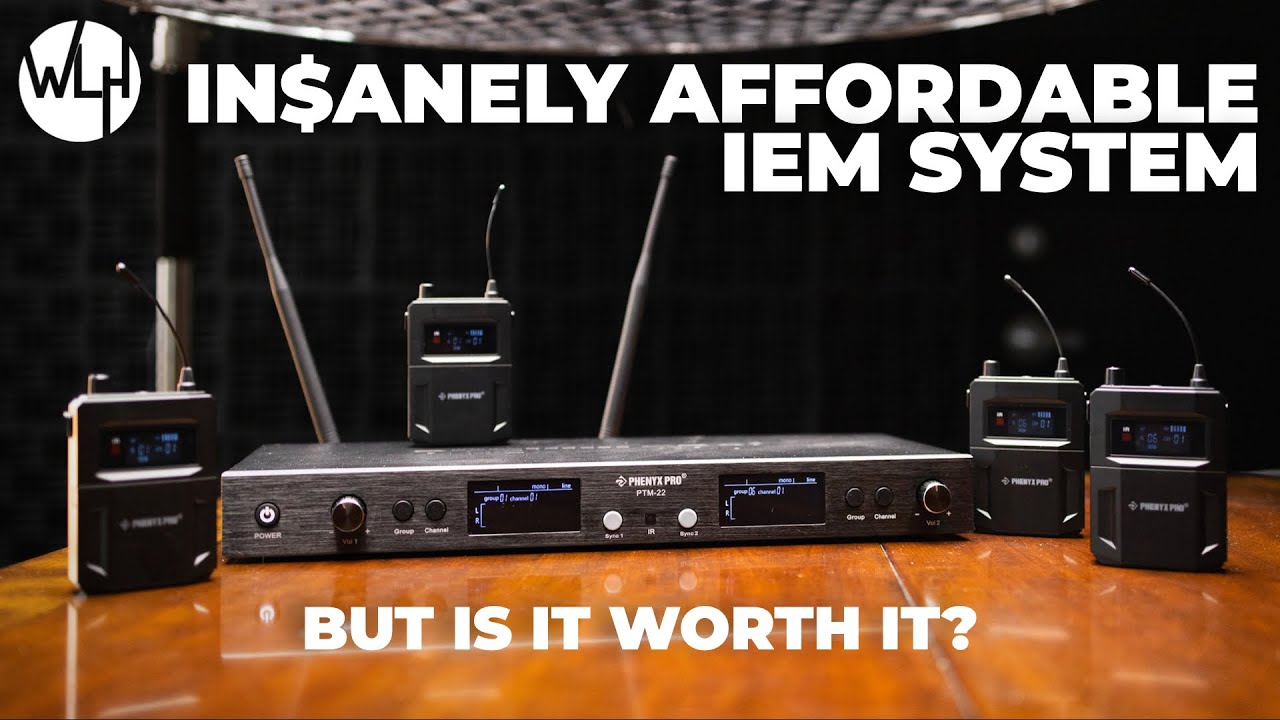 Full Phenyx Pro PTM-22 Review, Test and Setup | CHEEP IEM System