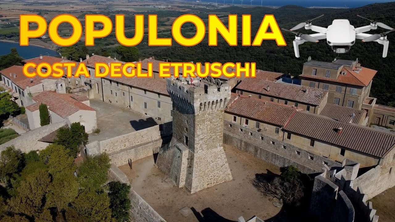 Populonia - Costa degli Etruschi - drone 4K