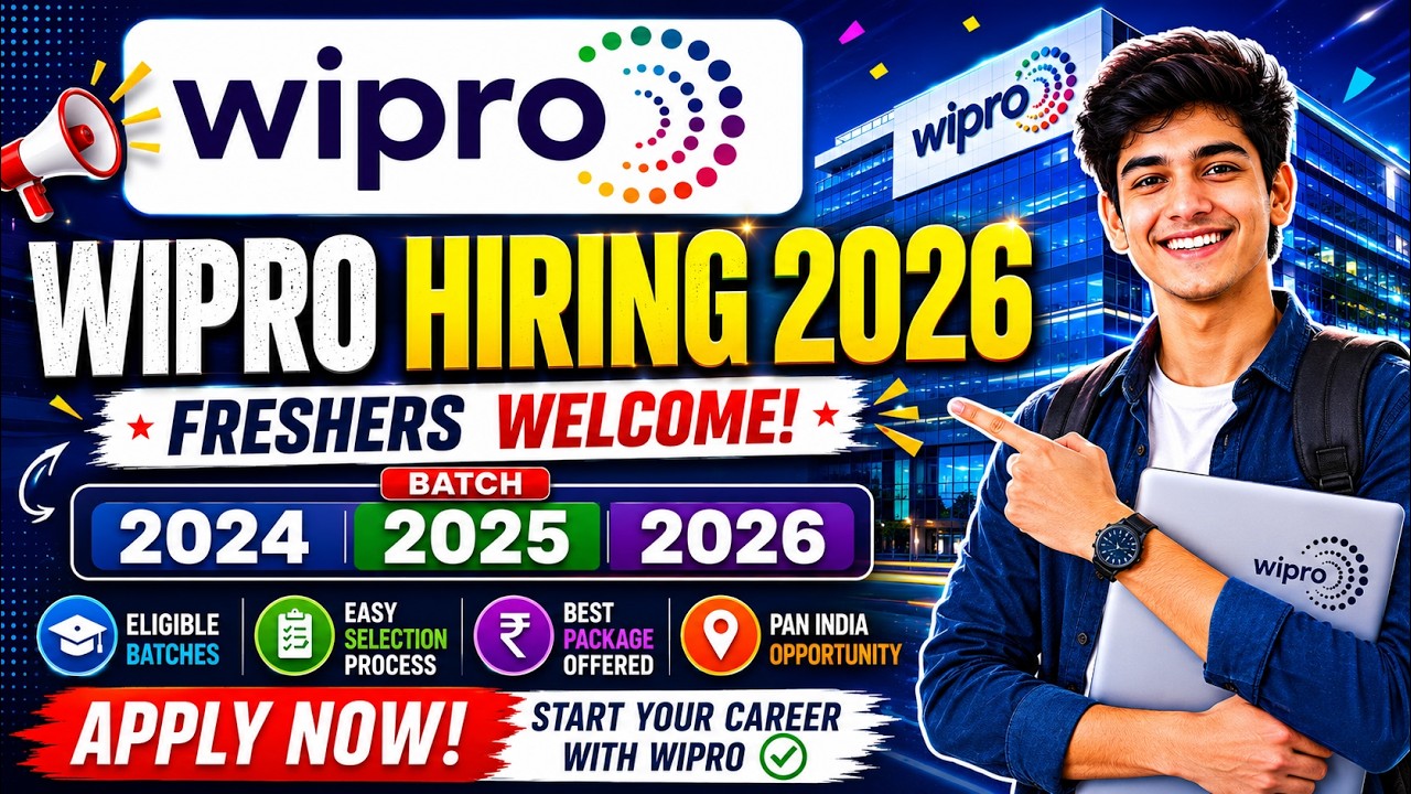 Wipro Recruitment 2026 | Wipro New Vacancy 2026 | Wipro Jobs 2026 | Wipro Job Hiring 2026