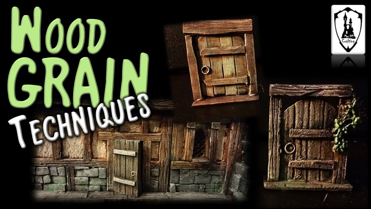Wood Grain Techniques!
