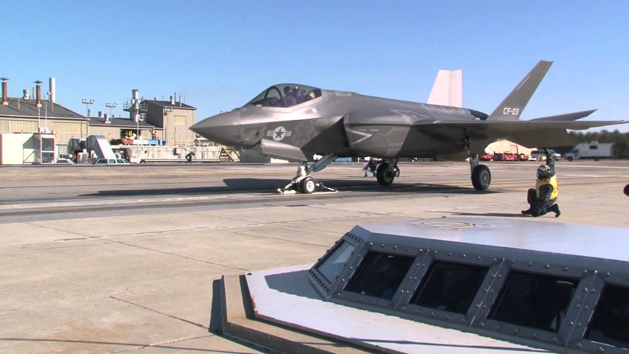 First F-35C launch from EMALS