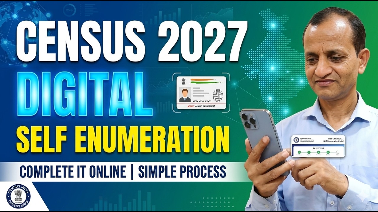 Census 2027 Online Self Enumeration: How to Fill Janganna 2027 Form Step-by-Step