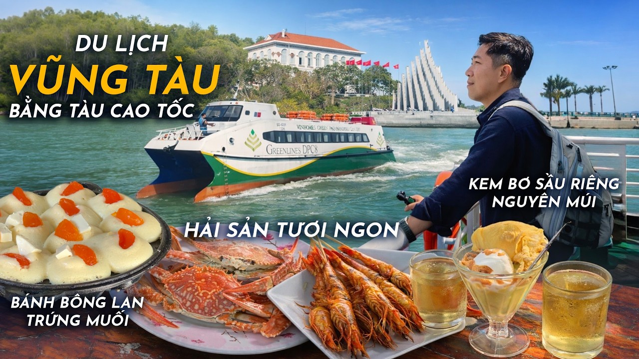 YDL #310: Du lịch Vũng T&agrave;u s&aacute;ng đi chiều về, ăn hải sản tươi ngon & kem bơ sầu ri&ecirc;ng | Y&ecirc;u M&aacute;y Bay