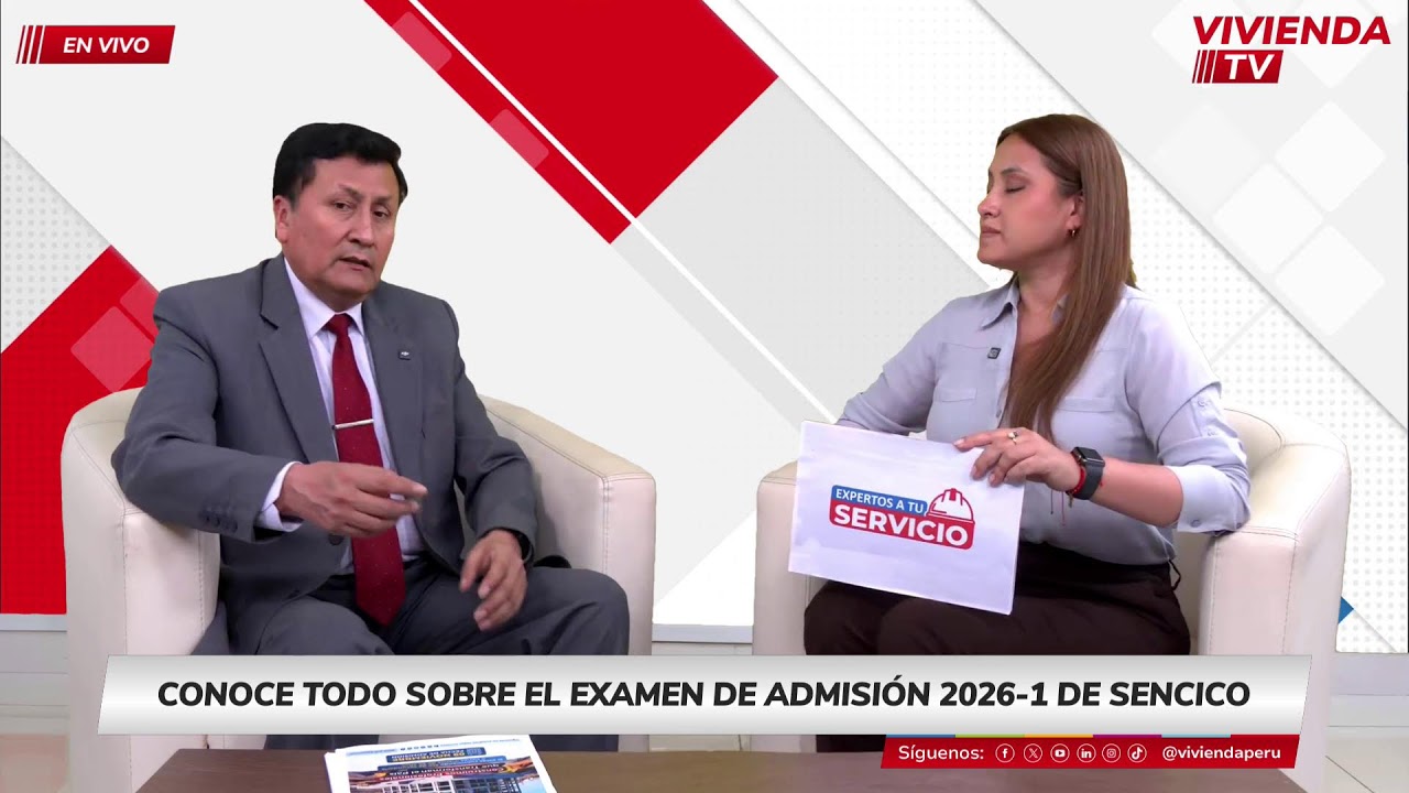 Conoce todo sobre el examen de admisión 2026-1 de SENCICO