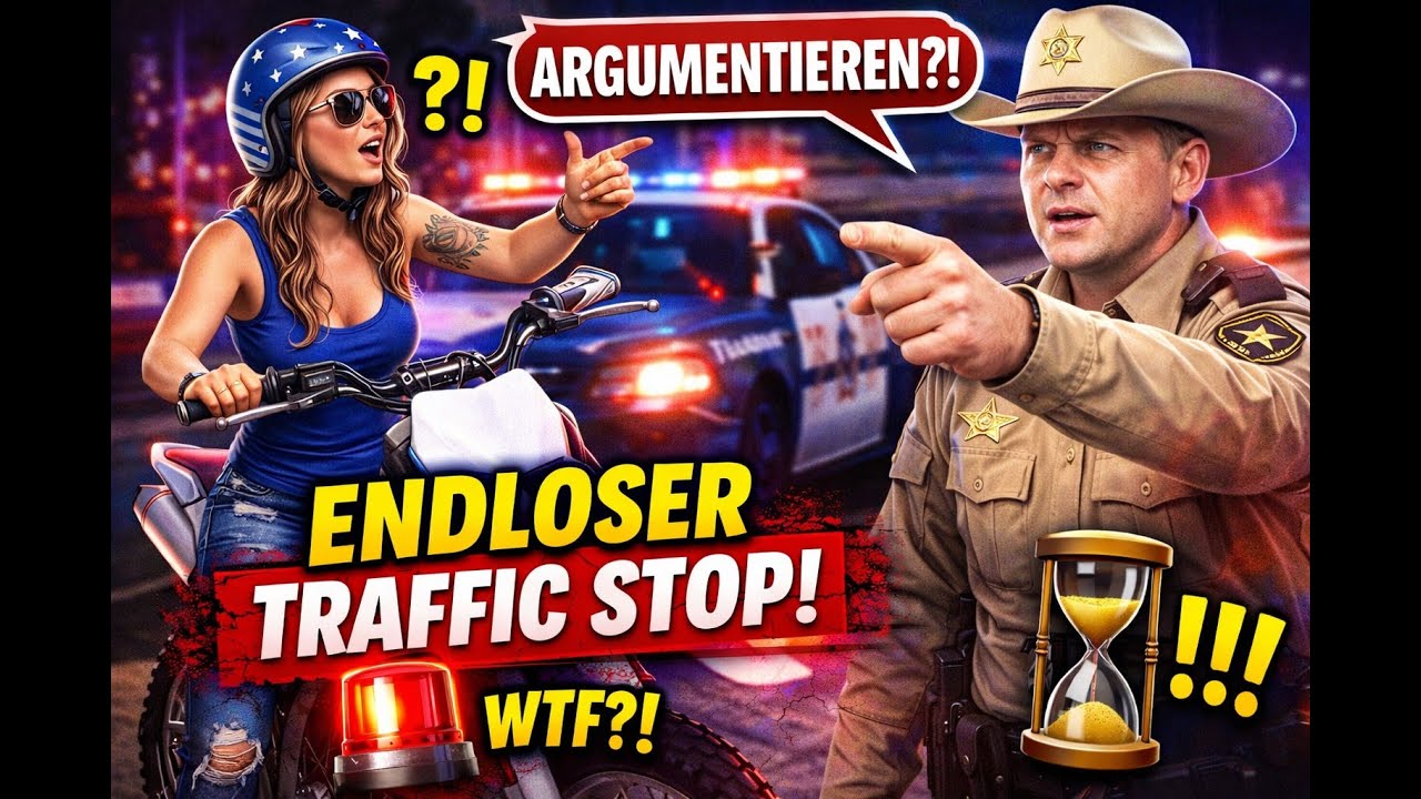 Stream-Highlight: [StateV³] Unnötiger langer Traffic Stop wegen uneinsichtiger Bikerin! 🤦‍♂️