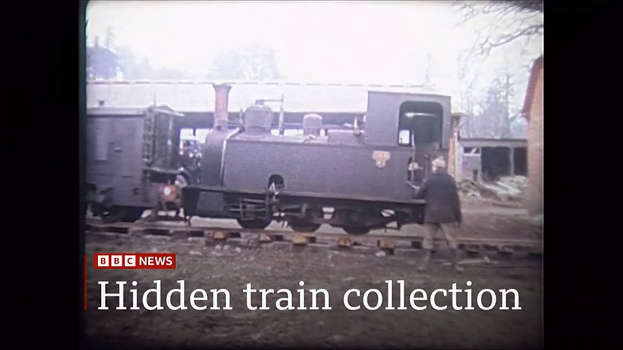 Heritage railway unveiling 'unseen' steam locomotive collection thought to be scrapped (UK)