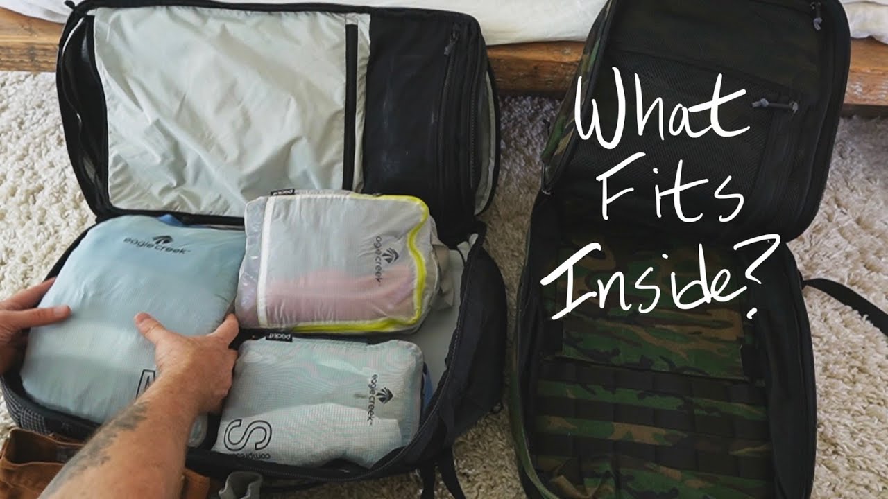 Matador GlobeRider 45L vs Goruck GR2 34L - Packing Comparison