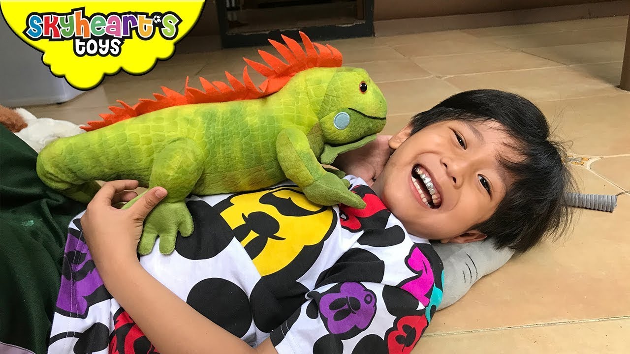 Skyheart's Animal Plush Collection - Cute Dogs, Cats, Dinosaurs, Lizards, Safari toys for kids
