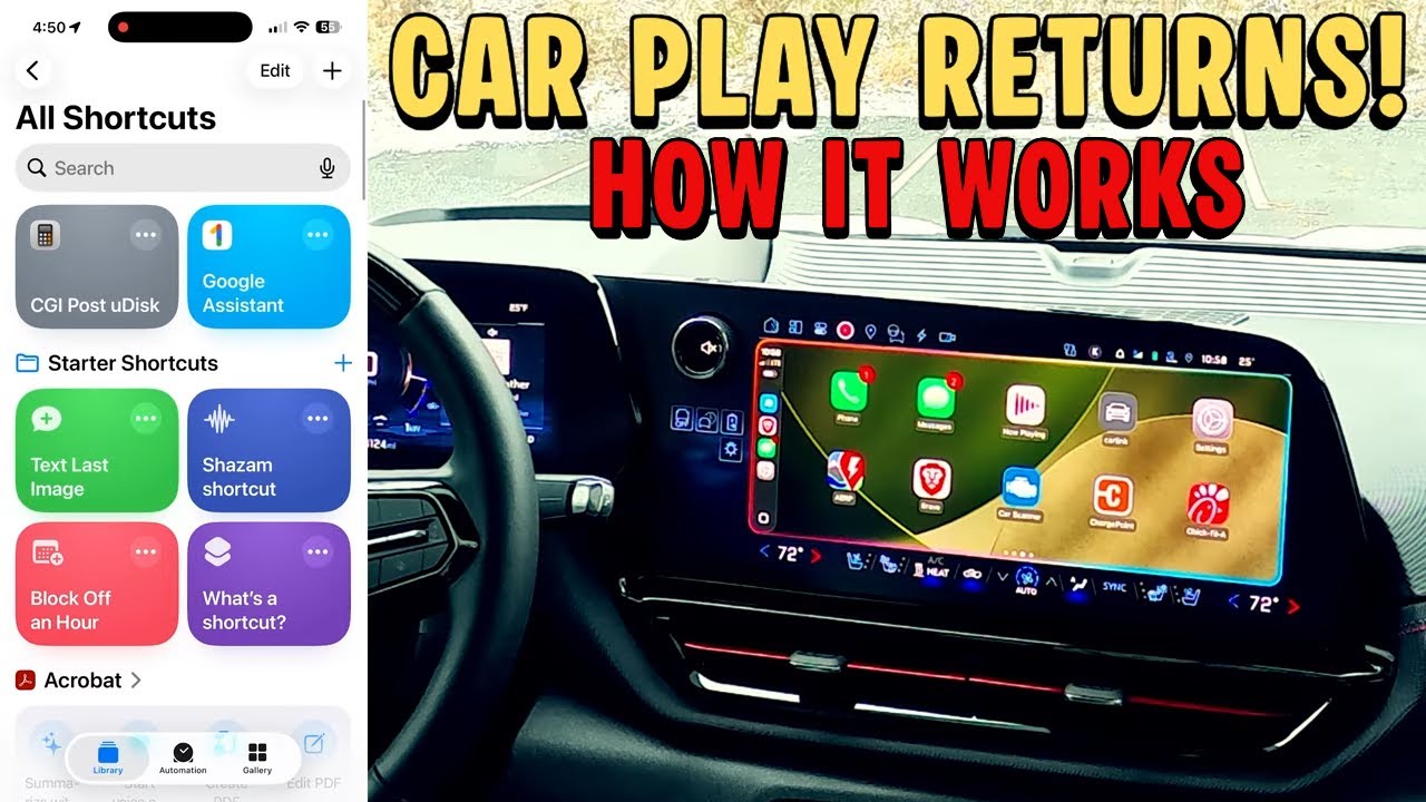 Как подключить Apple CarPlay к электромобилям GM (Silverado EV и Sierra EV) | Объяснение работы п...