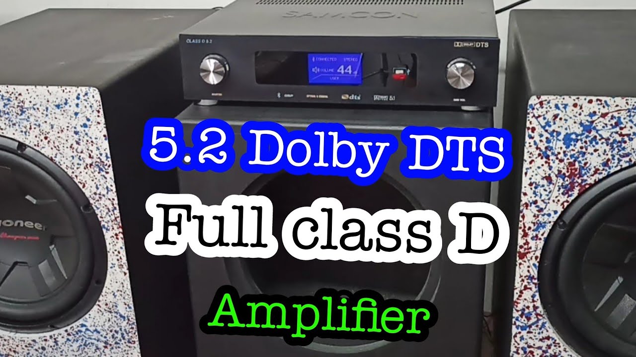 5.2 Dsp  full class D Amplifier