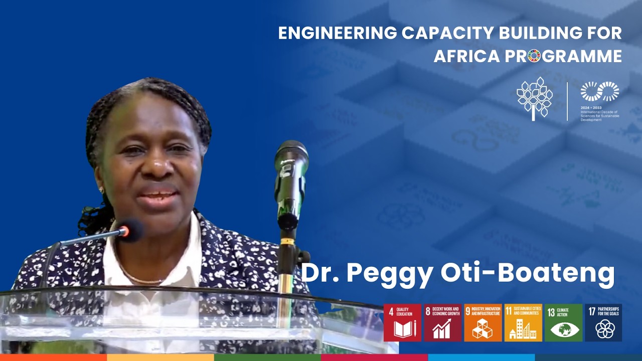 Dr. Peggy Oti-Boateng – Remarks at the WFEO ECBAP Launch