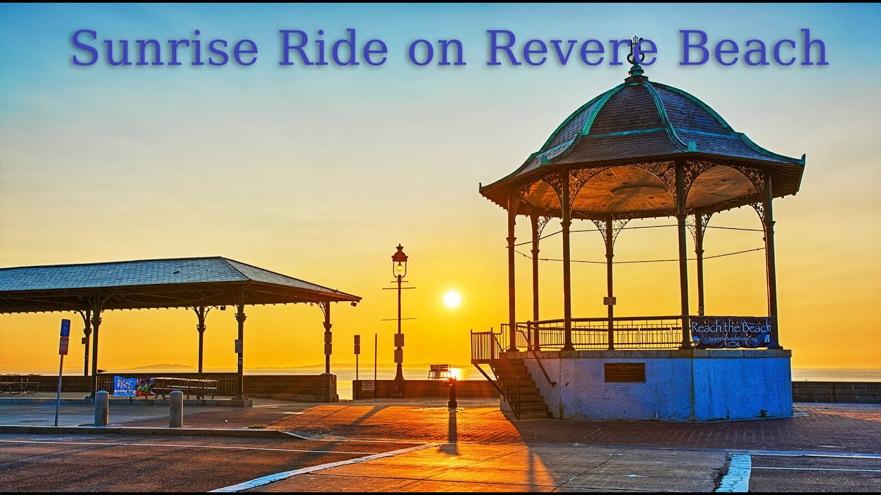 Watch the sun come up while riding on Revere Beach Southbound. Revere, MA. 4k 60fp