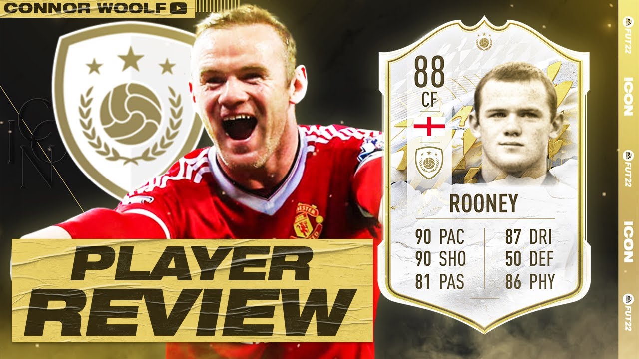 THIS CARD IS UNREAL! FIFA 22 ULTIMATE TEAM 88 WAYNE ROONEY ICON PLAYER REVIEW