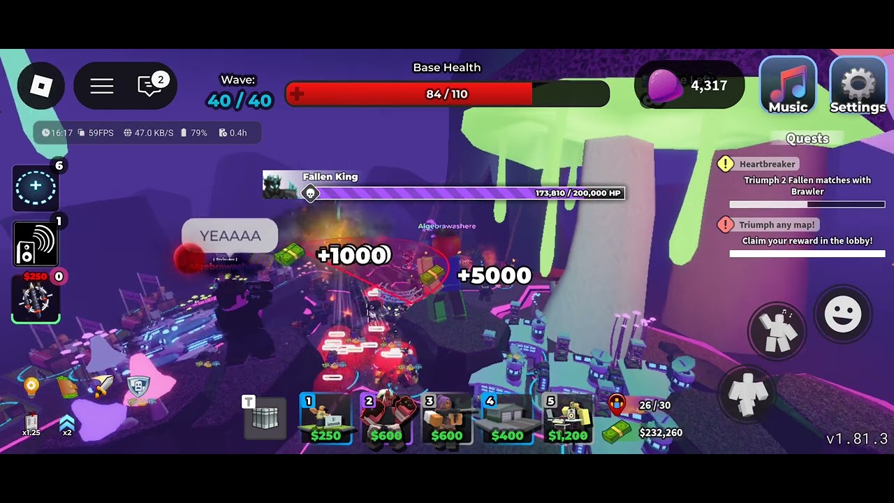 playing fallen with my friend