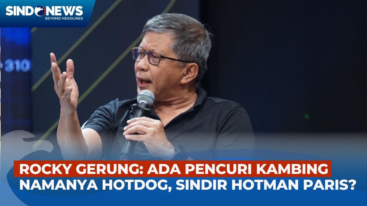 Rocky Gerung Sindir Hotman Paris? Analogikan Pencuri Kambing dengan Nama Hotdog dan Cincin Bergoyang