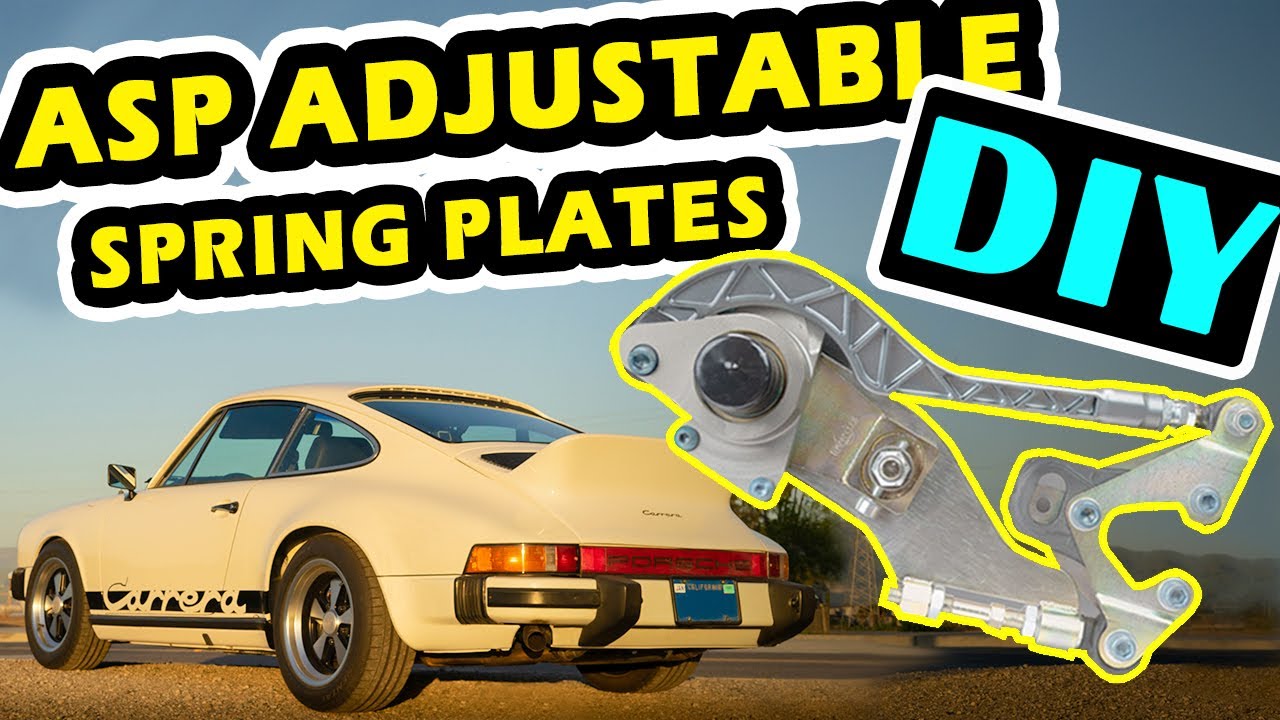 ASP Adjustable Spring Plates Installation for Porsche 911 Elephant Racing Suspension Products