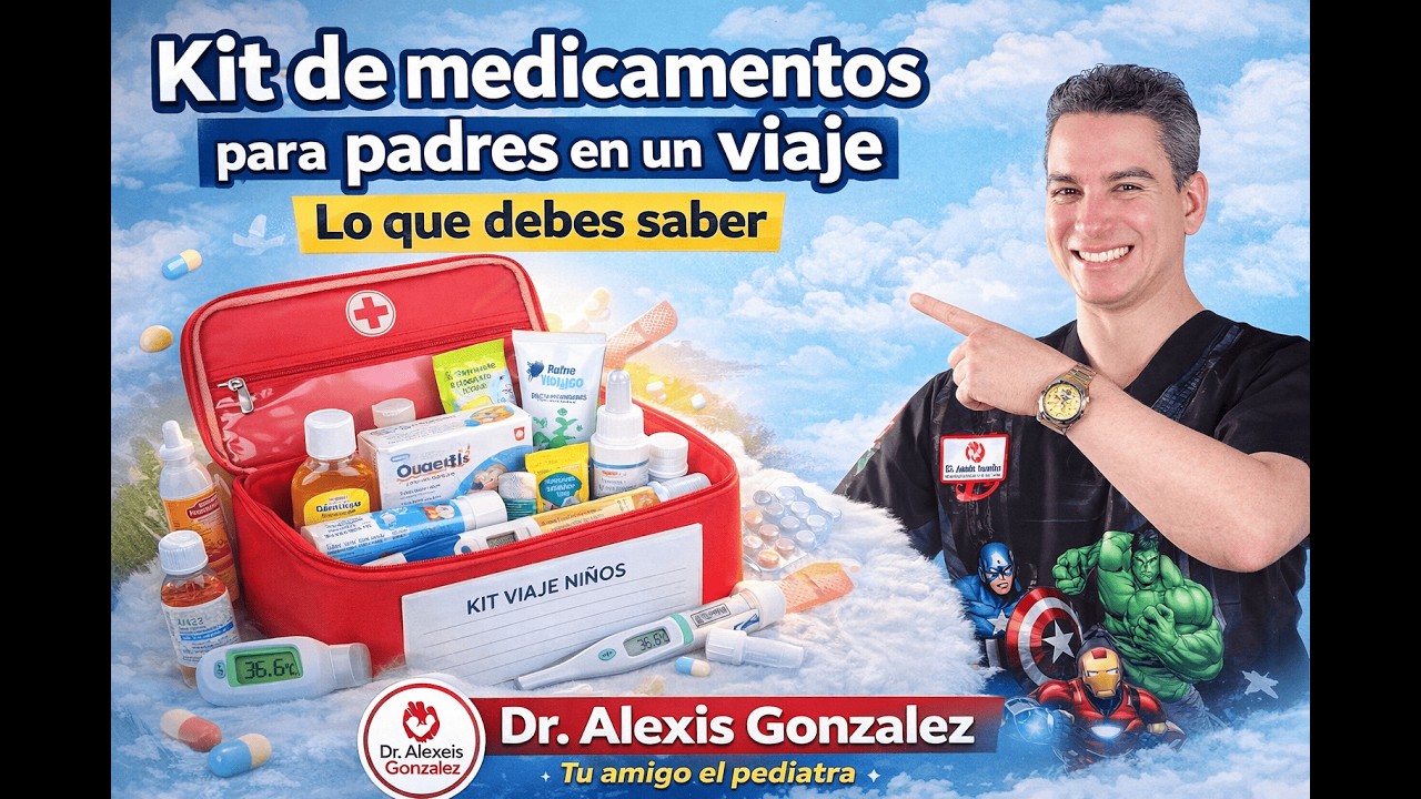 Kit de medicamentos para padres en un viaje: Lo que debes saber