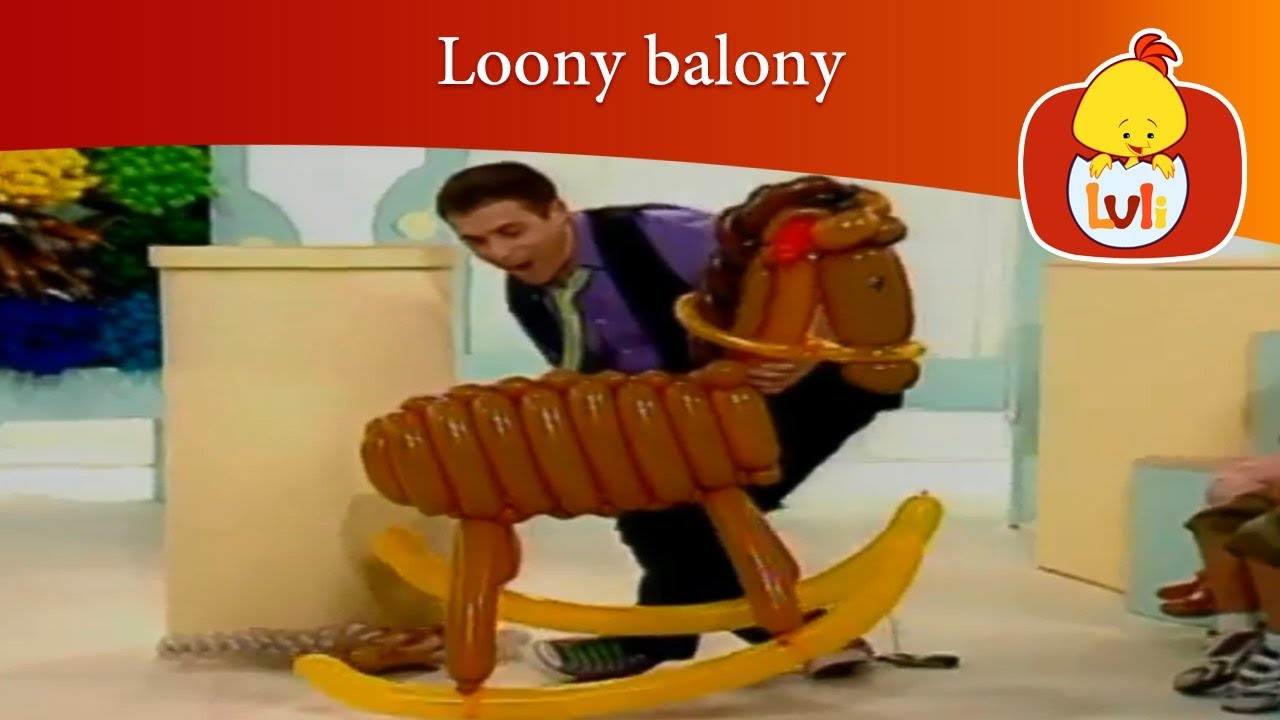 Loony balony - Koń na biegunach, dla dzieci  - Luli TV