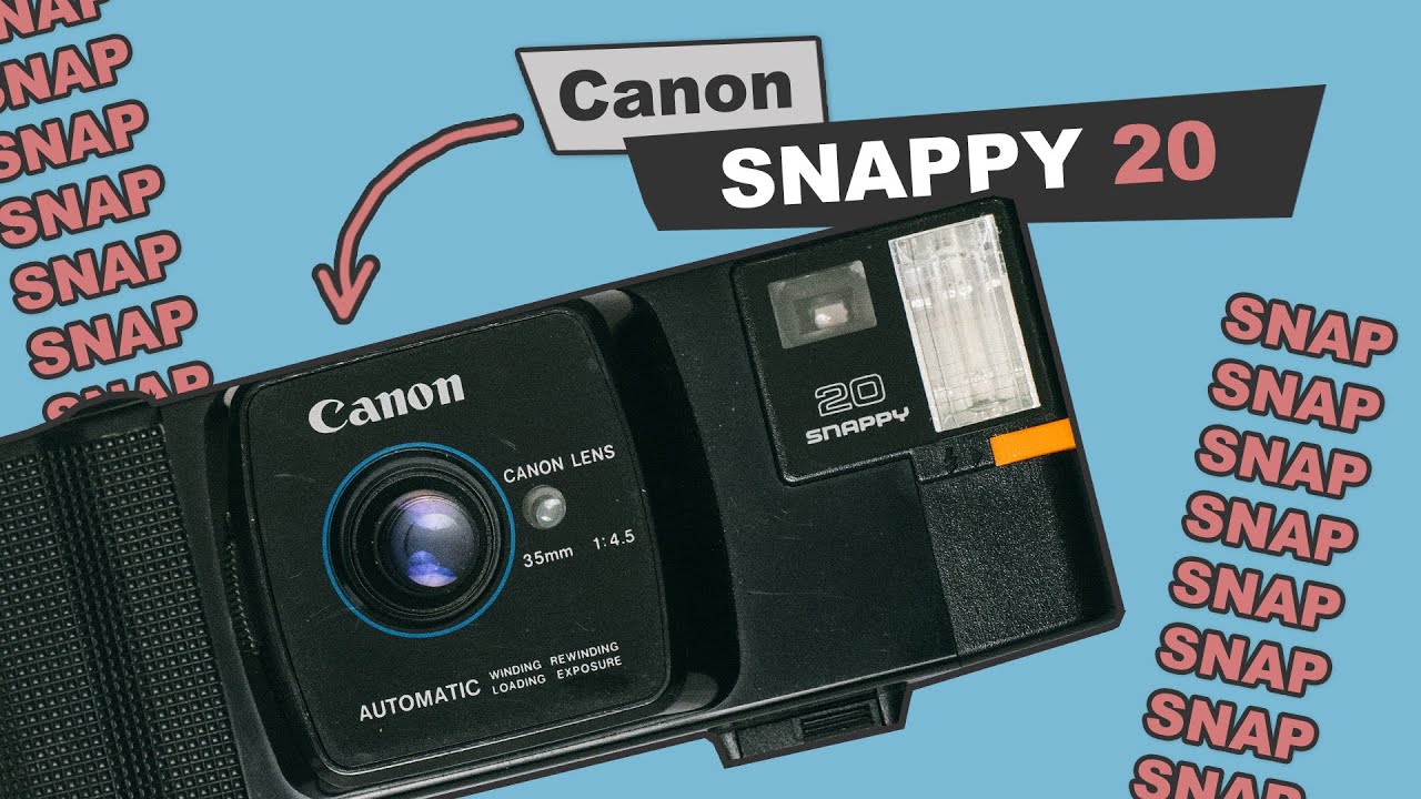 Canon Snappy 20 - A 1980's BRICK Film Camera