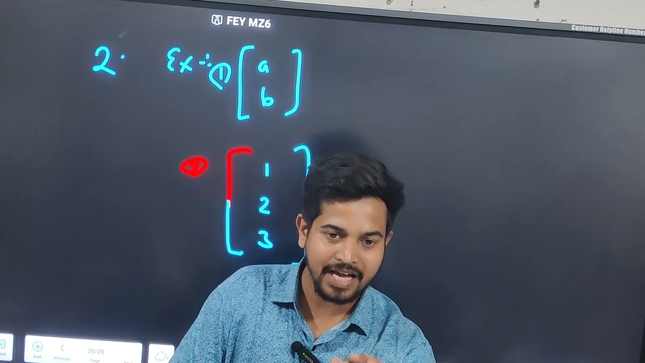 MATRICES CLASS 10TH ICSE MATHS LECTURE-1 (BASICS OF MATRICES)