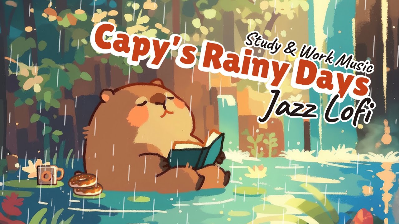One page, one step, one win. 📚 Rainy Jazz Lofi for Study, Work & Focus