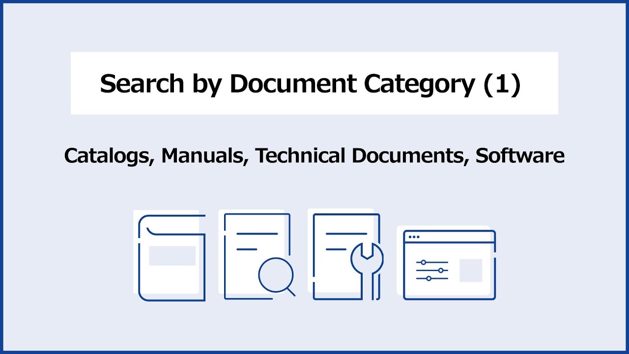 Category Search (1) Catalogs, Manuals, Tech Docs, Software_DL Doc Site | Training