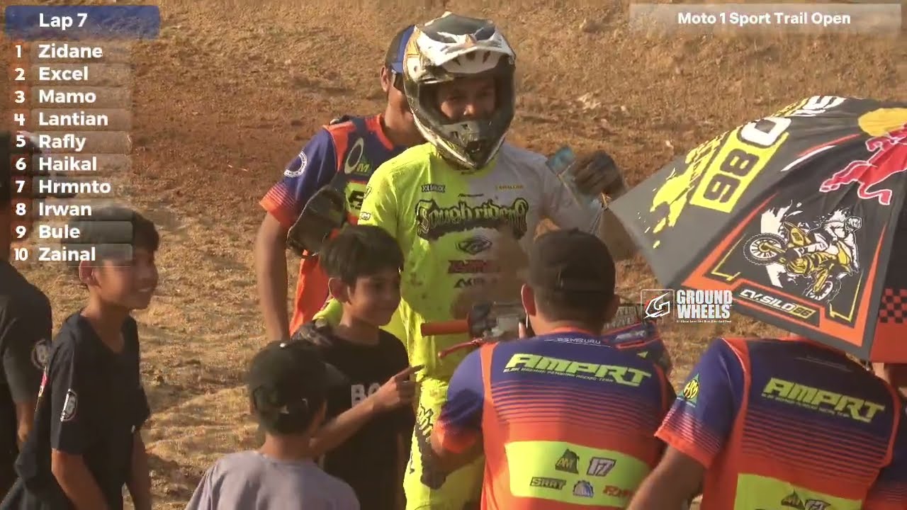 Gendeng!! Hanya RACE Pembalap EDAN SEMUA | Moto 1 Sport Trail Open Seri 2 Gheagerel Kalsel