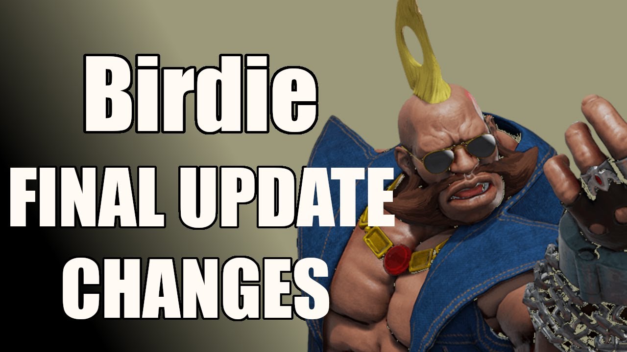 SFV FINAL update Birdie balance changes (Nothing too big)